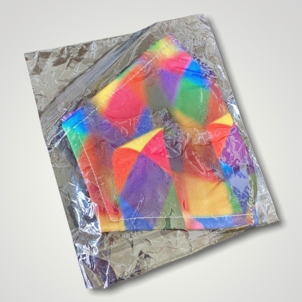 5 Colorful Adjustable Reusable Soft Cloth Face Masks - Picture 5 of 6
